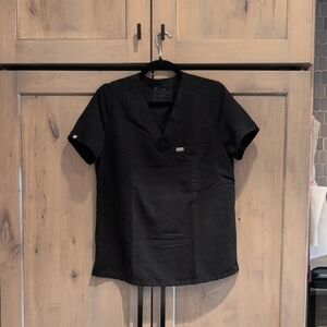 Figs Black Catalina Top